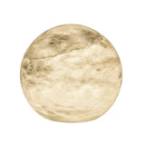 The Marvello 1 Light Orb Alabaster Table Lamp in Soft White features a round, marbled design reminiscent of the moon or a planet, displayed against a plain white background.