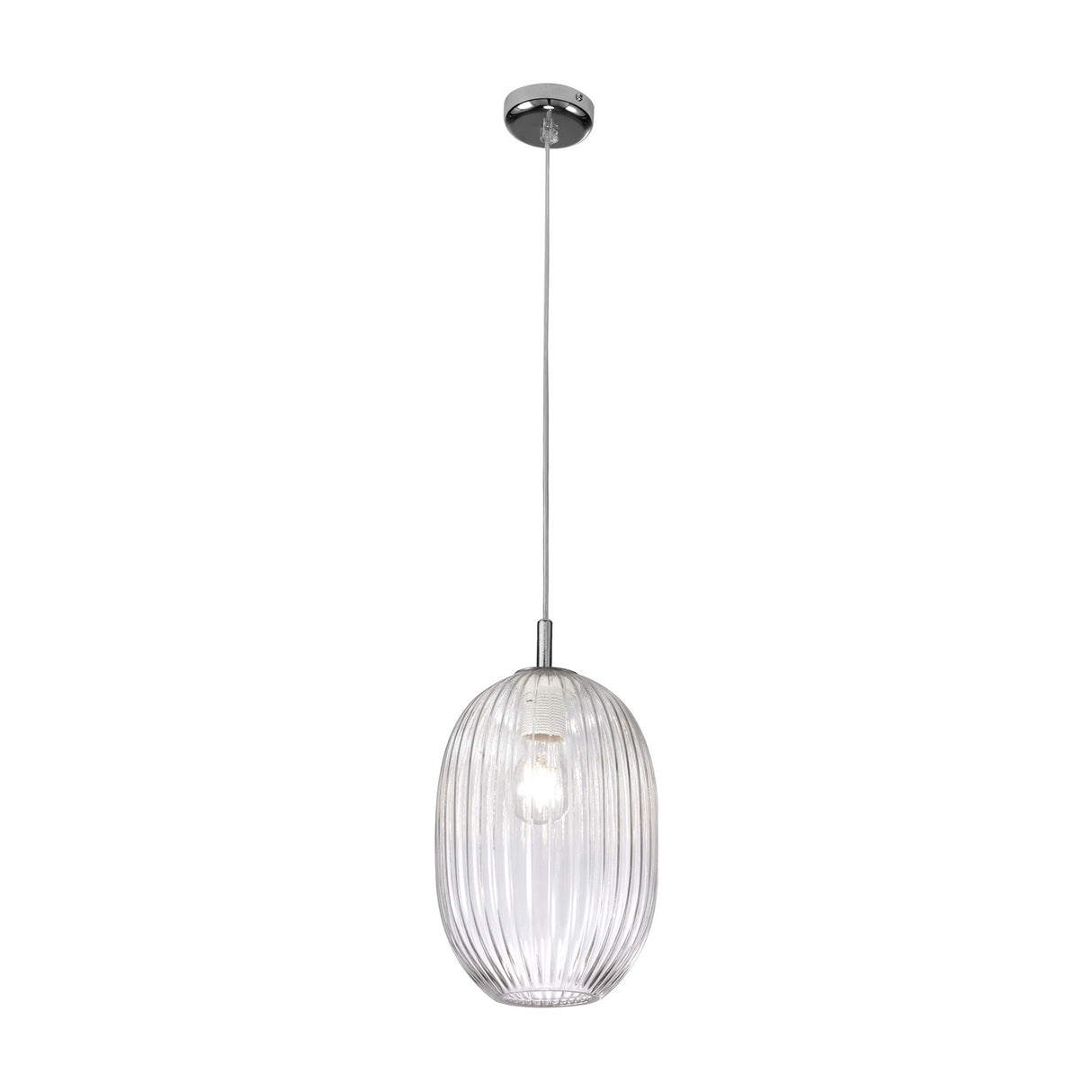 Nest Cylinder Glass Pendant Light 20cm