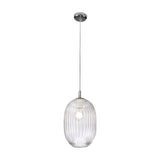 Nest Cylinder Glass Pendant Light 20cm