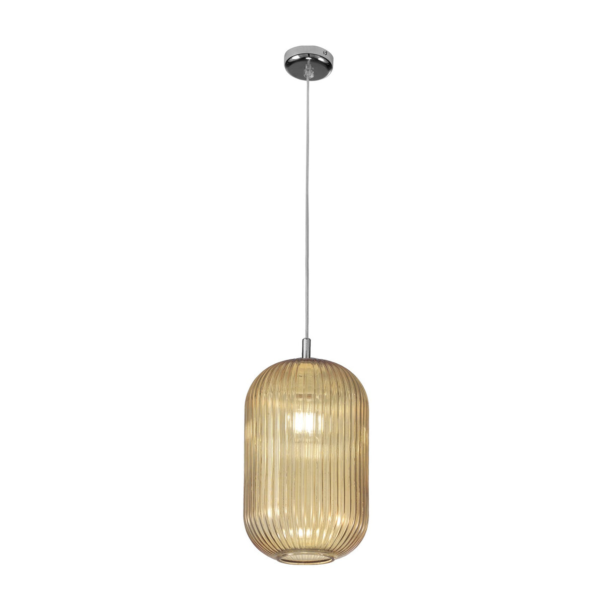 Nest Cylinder Glass Pendant Light 19cm
