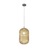 Nest Cylinder Glass Pendant Light 19cm