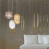 Nest Cylinder Glass Pendant Light 25cm
