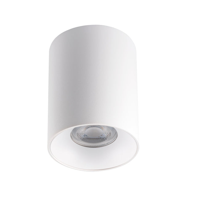 Riti GU10 10W Round Surface Spotlight - White