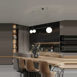 Libra 3 Light Glass Bubble Chandelier