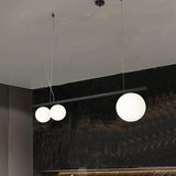 Libra 3 Light Glass Bubble Chandelier