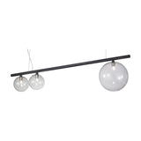 Libra 3 Light Glass Bubble Chandelier