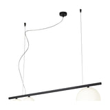 Libra 3 Light Glass Bubble Chandelier
