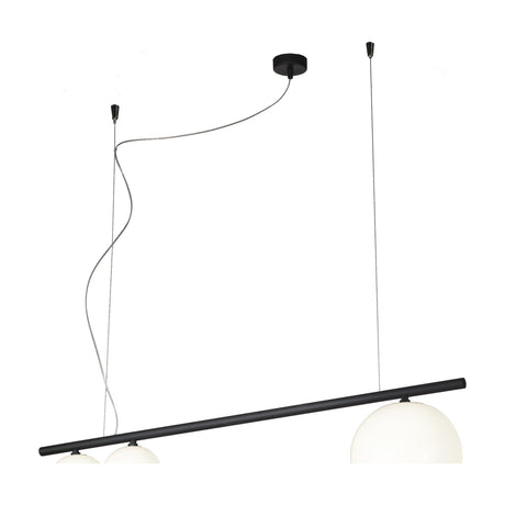 Libra 3 Light Glass Bubble Chandelier