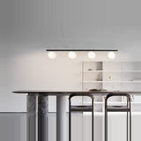 Libra 4 Light Globe Glass Chandelier