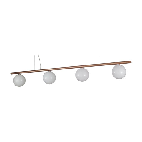 Libra 4 Light Globe Glass Chandelier