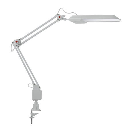 Heron II 4.8W LED Desk Lamp Adjustable Arm - White