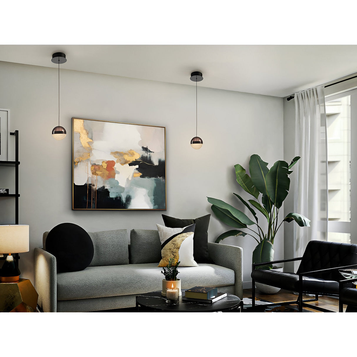 Orbes Small LED Pendant Light 9W 3000K - Multicoloured