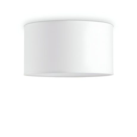 The Aethera Lampshade - White, 85mm is a minimalist ceiling light fixture with a smooth, sleek surface that mounts flush for seamless interior lighting. It emits a soft and even glow, making it ideal for enhancing your minimalist decor.