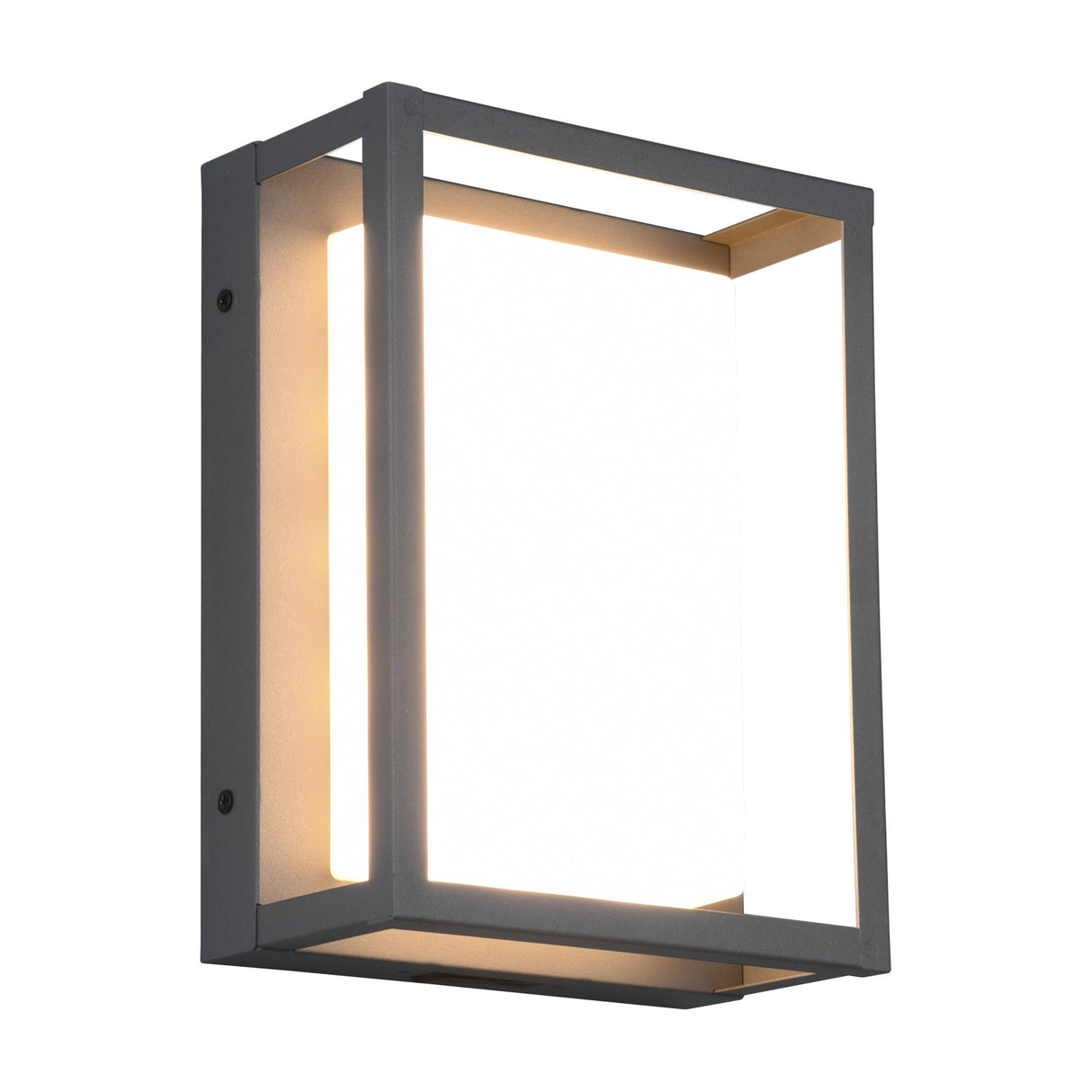 Witham LED Glass Outdoor Wall Light – Anthracite