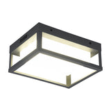 Witham LED Glass Outdoor Wall Light – Anthracite