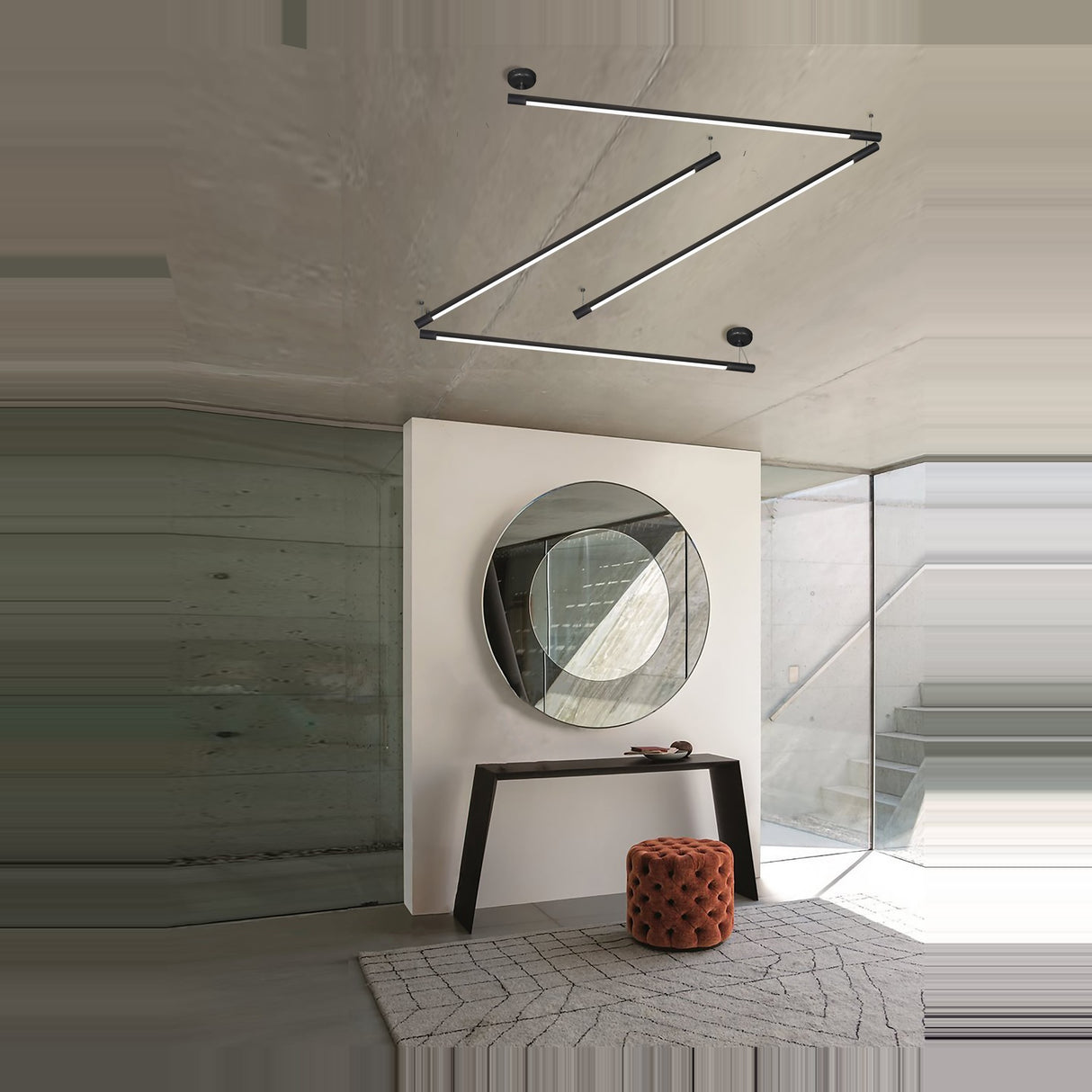 Index Cylinder Ceiling Light