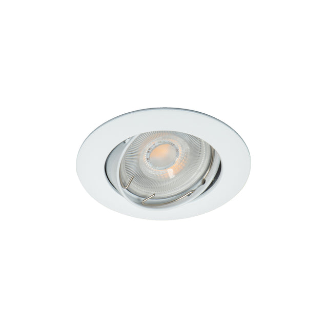 Vidi W 5515 Round MR16 Recessed Downlight - White