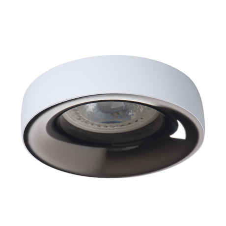 GU10 Recessed Downlight Round 70mm Cut-out White/Anthracite