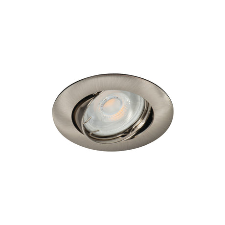 Vidi C/M 5515 GX5.3 Round Recessed Downlight - Chrome Matte