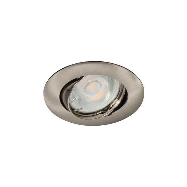 Vidi C/M 5515 GX5.3 Round Recessed Downlight - Chrome Matte