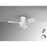 Polaris CCT Dimmable LED Ceiling Fan Light - White