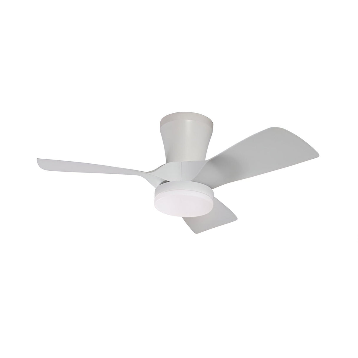 Polaris CCT Dimmable LED Ceiling Fan Light - White