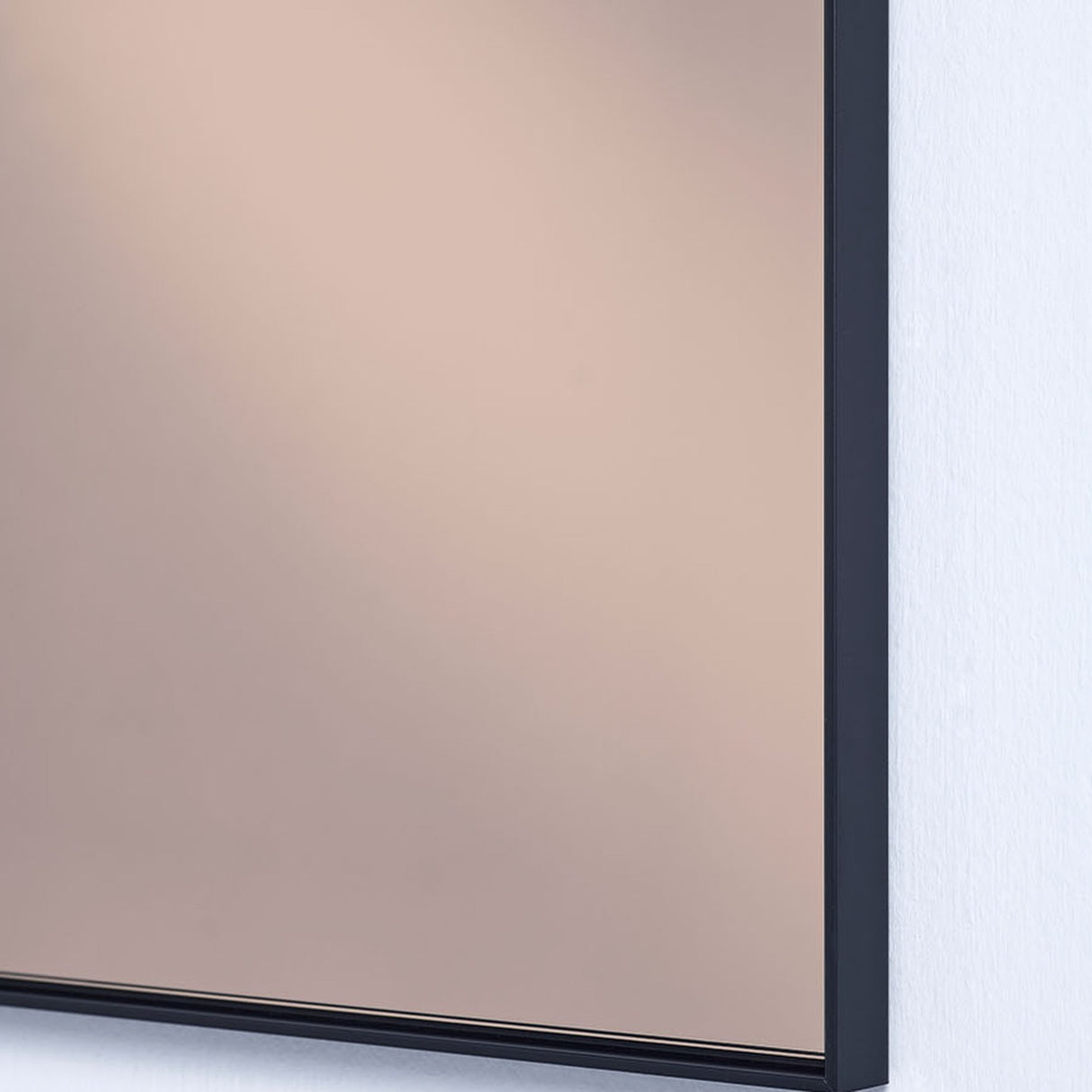 Lucka Bronze Tinted Hall Mirror 175cm - Black