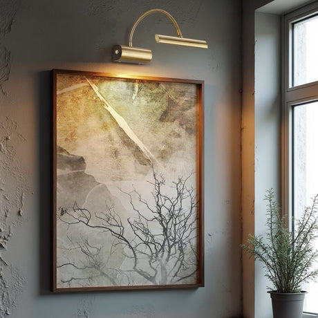 Curtis LED Wall Light – Antique Brass