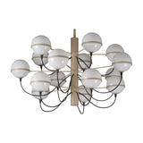 Giro 15 Light Globe Glass Chandelier