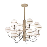 Giro 15 Light Globe Glass Chandelier