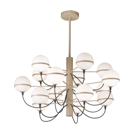 Giro 15 Light Globe Glass Chandelier