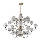 Giro 25 Light Globe Glass Chandelier