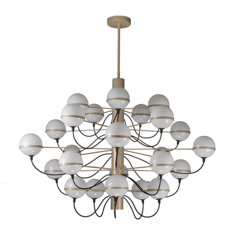 Giro 25 Light Globe Glass Chandelier