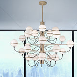Giro 25 Light Globe Glass Chandelier