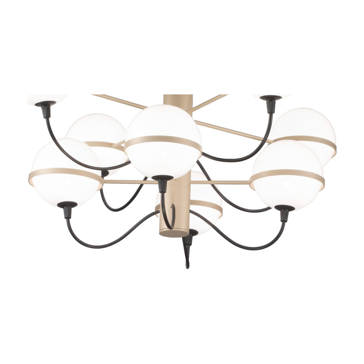 Giro 8 Light Globe Glass Chandelier