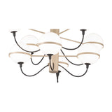 Giro 8 Light Globe Glass Chandelier