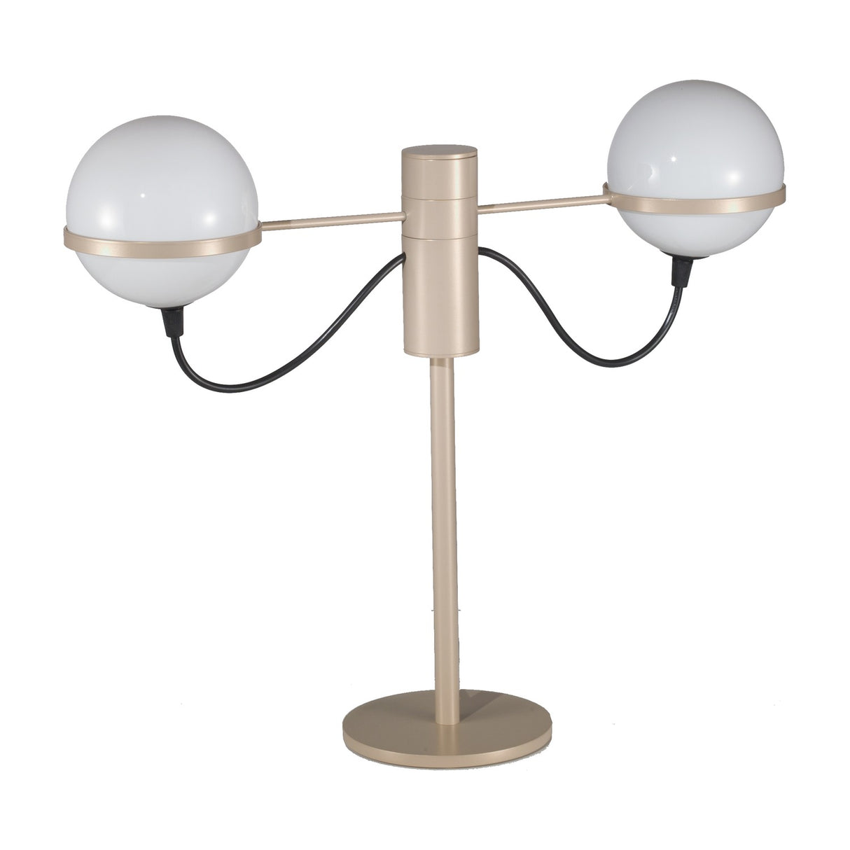 Giro 2 Light Globe Glass Table Lamp