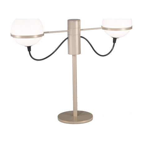 Giro 2 Light Globe Glass Table Lamp