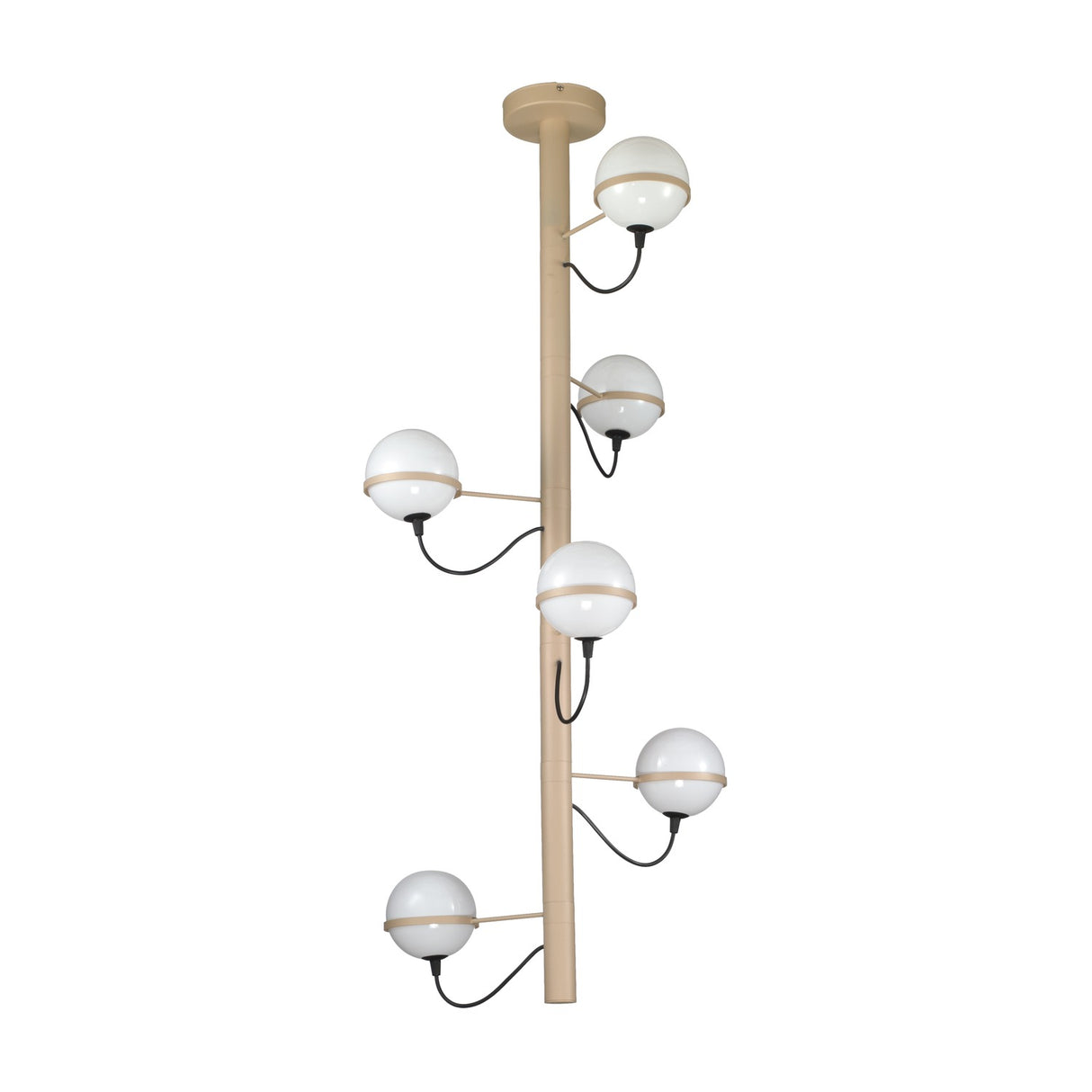 Giro 6 Light Globe Glass Ceiling Light