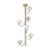 Giro 6 Light Globe Glass Ceiling Light