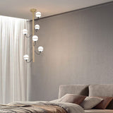 Giro 6 Light Globe Glass Ceiling Light