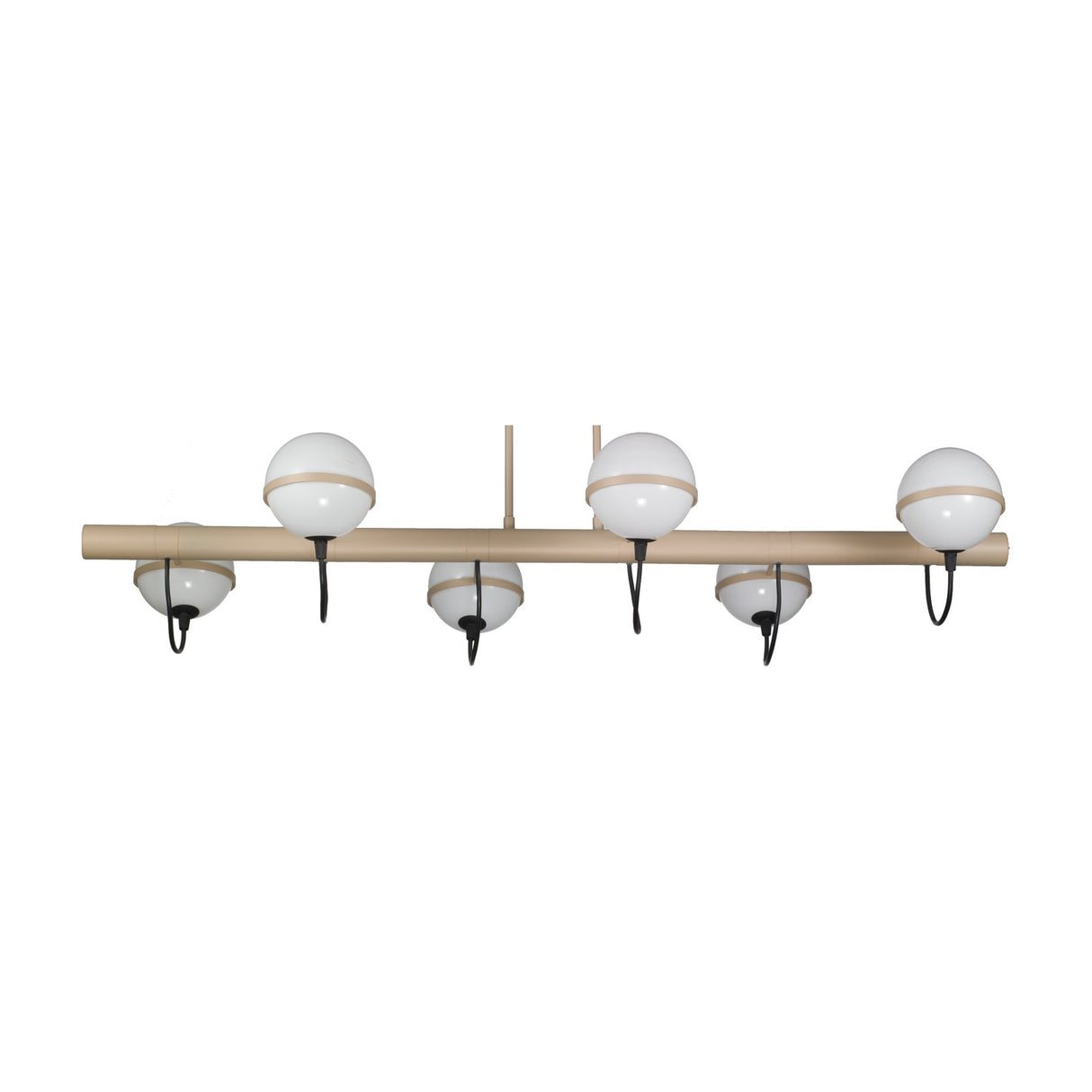 Giro 6 Light Globe Glass Chandelier 110cm