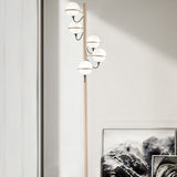 Giro 5 Light Globe Glass Floor Lamp
