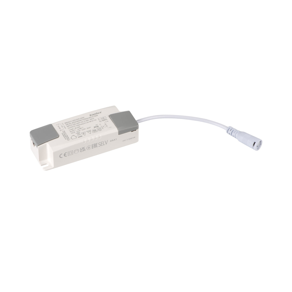 Mounting Frame for 40W Panels IP20 - White