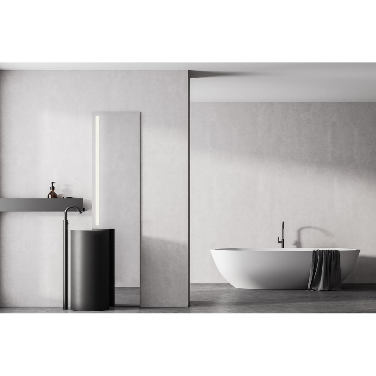 B.Light Plus Backlit LED Demister Bathroom Mirror 70cm