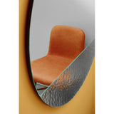 Cord Deco Textured Glass Round Wall Mirror 58cm