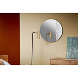 Cord Deco Textured Glass Round Wall Mirror 58cm