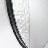 Cord Deco Textured Glass Round Wall Mirror 58cm