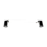 Enrico 3 Light LED Linear Outdoor Wall Light – Chrome