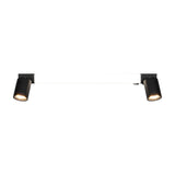 Enrico 3 Light LED Linear Outdoor Wall Light – Matt Black